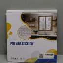 LONGKING Peel and Stick Backsplash Tile Stickers, Pistachio and Blue Tile for Kitchen, Stick on Wall Tiles (10 Sheets)