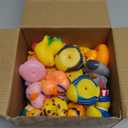 JOYIN 30 Pcs Rubber Ducks, Random Assortment Ducks Bulk with Mesh Carry Bag, Mini Rubber Duckies for Baby Bath Toys, Kids Toddler Summer Pool Toys Birthday Gifts Party Favors