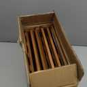 YYW Shoe Rack, Foldable Bamboo Shoes Shelf, Freestanding Shoe Storage Organiser for Entryway, Hallway, Bedroom, Closet (Brown, 6 Layers)