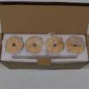 Drinking Glasses with Bamboo Lids and Glass Straw 4pcs Set - 16oz Glass Cups, Iced Coffee Glasses, Cute iced Tea Glasses, Beer Glasses, Ideal for Coffee Bar Accessories, Aesthetic Gift - 2 Brushes