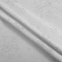 2 x HARORBAY White Tablecloth for Rectangle Tables 52 x 52 Inch, Square Snowflake Table Cloth for Dining Room Kitchen Party Winter Holiday, Heavy Weight Soft Silver Farmhouse Table Cover (Icey Serie)