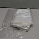 Clear Gusseted Poly Bags, 8 x 4 x 18 Inches. Waterproof Side Gusseted Plastic Bags with Open Top. 2 Mil Thick Flat Bottom Clear Bag for Packaging Popcorn, Cookies, Bread