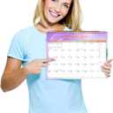 4 x Lbylyhxc 2026 Calendar - Use Now to December 2026 -18 Monthly Wall Calendar 2026, 11 x 8.5 Inches.Thick Paper with Julian Dates and Block for New Year and Christmas Presents (Wall Calendar 2025-2026 Colorful)