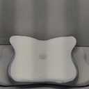 DONAMA Cervical Pillow for Neck and Shoulder, Contour Memory Foam Pillow, Ergonomic Neck Support Pillow for Side Back Stomach Sleepers with Pillowcase (Queen Size 24.8"Lx14.96"Wx5.51"H, Light Grey)