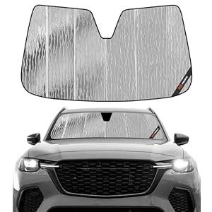 Pigenius Windshield Sunshade for Mazda CX-70 2025-2026, CX-90 2024-2026 Front Window Sun Shade - AstraGuard