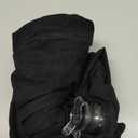 JefDiee Travel Pillow,Inflatable Airplane Pillow for Sleeping to Avoid Neck and Shoulder Pain,Supports Head and Chin Used for Airplane,Car,Bus and Office (X-Large, Black)