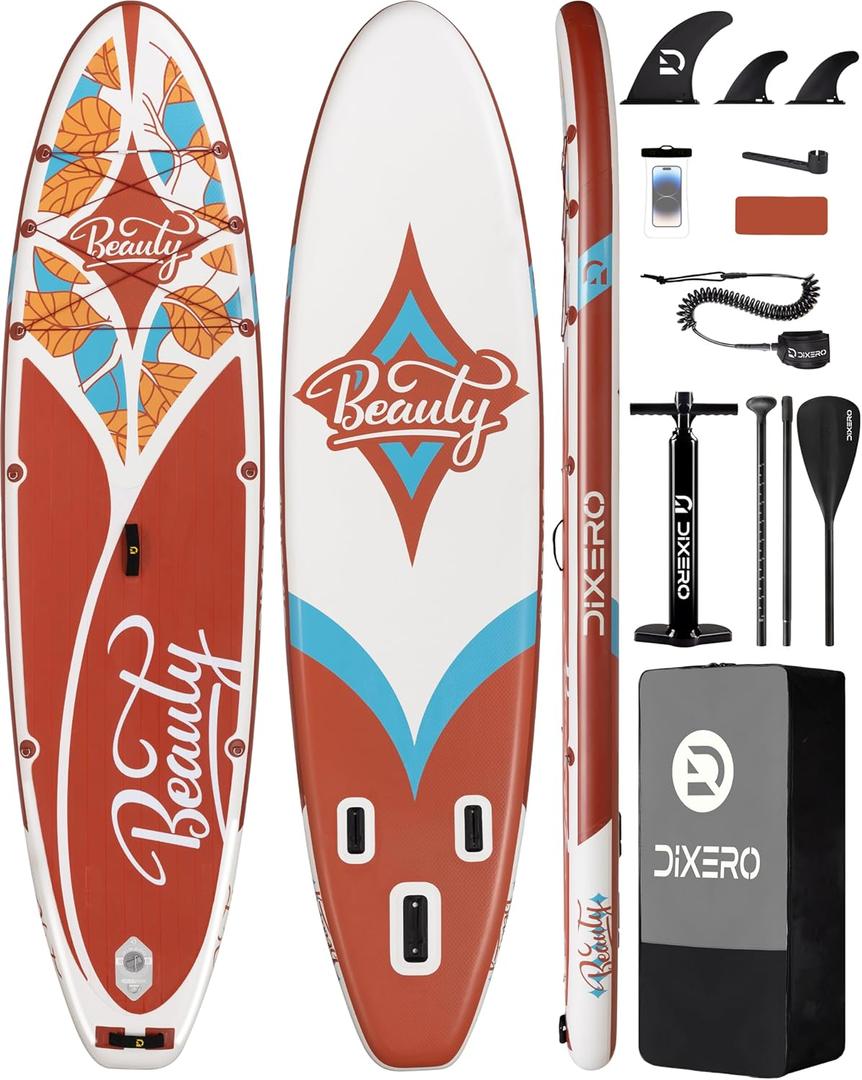 Inflatable Stand Up Paddle Board with SUP Accessories, 11'*33" Inflatable Paddle Boards for Adults & Youth of All Skill Levels