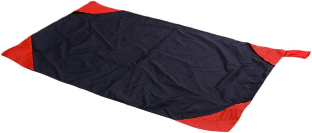 Totority Outdoor Portable Picnic Blanket Lightweight Water-Resistant Beach Blanket Compact Pocket Design for Travel Camping and Picnics Black