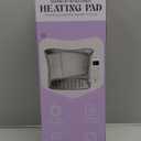 Heating Pad for Period Cramps, Upgraded Wrap Heating Pad for Back Pain Relief, Large 12''x 24''Heat Pad +26" Belt Adjustable 4 Timer 6 Heat Level Auto Shut Off, Christmas Birthday Gifts for Women Mom (Light Purple)