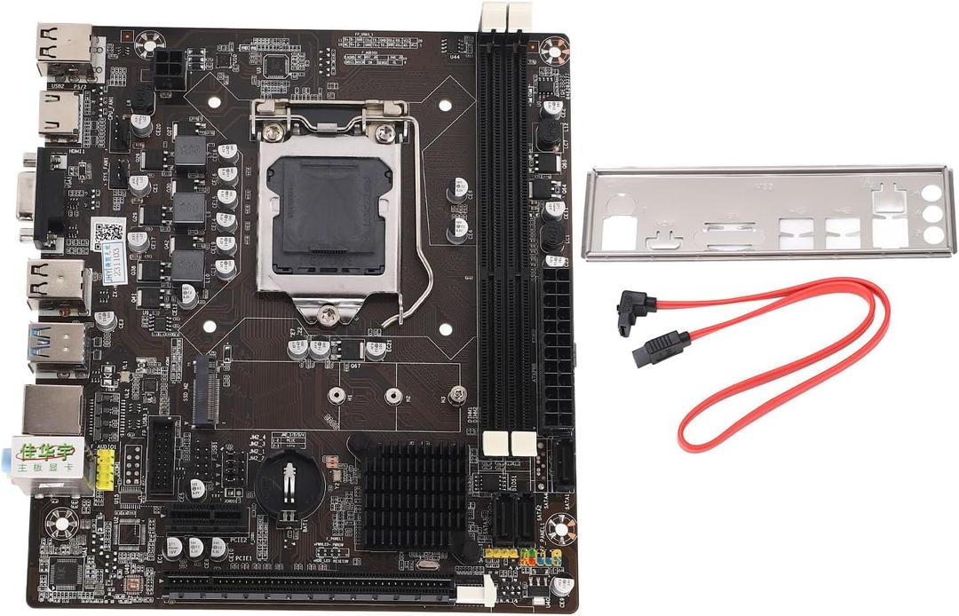 B75M M ATX Mining Mainboard, for Corei7, i5, i3 LGA1155 CPU, SATA3.0, SATA2.0, PCI E8X, DDR3 x2, Card, Computer Motherboard, VGA, HD Multimedia Interface, PCI E1X, COM pin