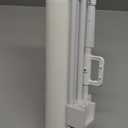 Reinforced 120 Inch Extra Long Retractable Baby & Dog Gate with Support Rods Prevents Crawling Under, 10 Ft Wide for Large Openings, Indoor/Outdoor Gate, White ((33" Tall x 120" Wide))