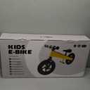 Electric Bike for Kids, Electric Balance Bike for Ages 3-8 Years Old,Kid Electric Motorcycle with 2 Speed Modes,Push-Button Brakes,12 Inch Dirt Off-Road Tire and Adjustable Seat