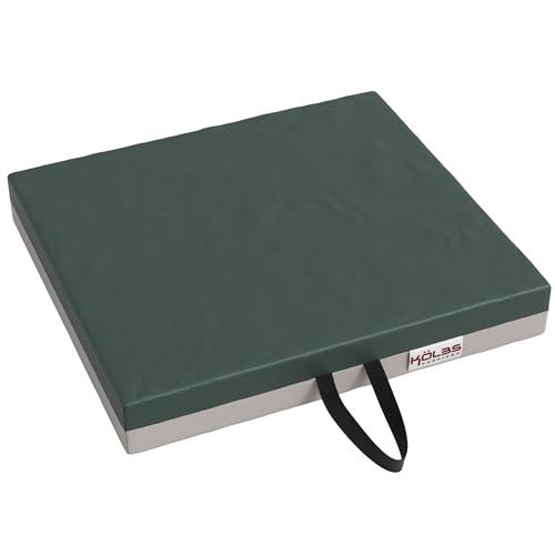 Kölbs Gel Extreme Wheelchair Seat Cushion, Coccyx, Sciatica & Tailbone Pain Relief, Ideal for Office, Kitchen Wheelchairs and Auto, 18 x 16 Inch Seat, 3 Inch Thick
