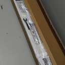 UNISHADES No Drill Blinds for Windows 1" Vinyl L-Shaped Slats Cordless Mini Blinds for Home, for Window Size 42" W × 48" H White