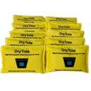 DryTote Rechargeable Desiccant Pack (10 Pack), Ultimate Moisture Absorption, Color Change Indicator, Safe Storage Protection, Large Capacity 200 Gallons, 100g, Yellow