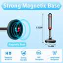 Digital TV Antenna for Smart TV Indoor, 2026 HDTV Antenna with Strong Magnetic Base,360&Long Range Reception Indoor Antenna for Local Channels, Easy Setup Antennas Without Cable (5.5 in)