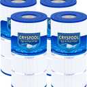 Cryspool® 07031 Filter Compatible with CCP240, R173572, Quantum-240, 178569, C-7469, PCC60, Ultral-A4, FC-1975, 4×60 Sq. Ft Pool Filter Cartridge, 4 Pack