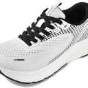 JACKSHIBO Wide Toe Box Shoes Women Arch Support Wide Sneakers for Running Walking Athletic Tennis Orthopedic Plantar Fasciitis Workout with Thick Cushion Zero Drop Sole Width Shoes 38.5