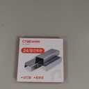 M&G 24/8 Heavy Duty Staples for Stapler, 2500pcs(500pcs Per Box) Staples 50 Sheets Capacity for Standard Stapler Smooth Stapling for Home Office Supplies, Silver