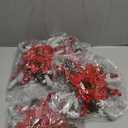 Knitgrip 4 Pcs Christmas Poinsettias Flowers Centerpieces 13.78 Inch Red Flower Ball Table Centerpieces Christmas Artificial Poinsettias Decoration with Pine Needles Pinecone for Xmas Holiday Party