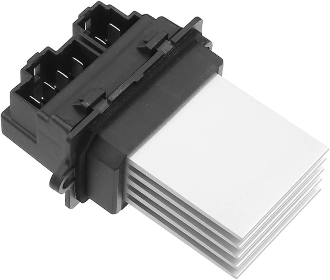 Motoforti Car Heater Blower Motor Resistor, HVAC Blower Motor Resistor, for Dodge Grand Caravan 2001-2005, Metal Plastic, 4885482AC, Black Silver Tone