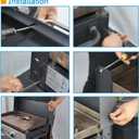 Upgrade Hinged Lid for Blackstone 36 inch Griddles, Griddle Hard Cover Flat Top Lid for Blackstone 36" Griddle 1554 1863 1825 1818 Grill Hood for Black Stone