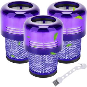 V15 Vacuum Filters Replacement for Dyson V11 Torque Drive V11 Animal V11 Extra, Replacement Part # 970013-02, 3 Pack