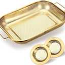 3 Pcs Gold over the Sink Colander and Strainer for Kitchen, Sink Strainer Basket, Collapsible Basket for Kitchen, Fruit Pasta Food Expandable Plastic Colander with Drain Stainless Steel