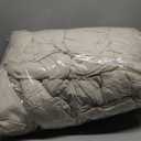 Bonlino Queen Comforter Set - Ruched Comforter Queen Size Bed Set Boho Shabby Chic Bedding for Bedroom Comforter Fluffy 3 Piece Ruffle Comforter Set with Pillow White Bedding Soft (Wheat)