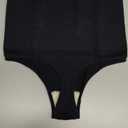 Tummy Control Thong Shapewear for Women High Waist Seamless Shaping Panties Stretch Body Shaper Underwear Girdle (Medium, Black, 1pack)