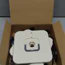 2 Pack Flea Traps for Inside Your Home, Flea Light Traps for Home Indoor with 4 Bulbs and 8 Sticky Discs, Bed Bug Trap Safe to Pets and Kids (White Grey)