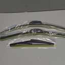 JINGOU 24"/ 18"/ 10"Pure Natural Rubber Wiper Blade Runs Smoothly and Providing a Good View, Compatible with 2018 2019 2020 2021 2022 Jeep Compass Back Windshield Wipers(Pack of 3)