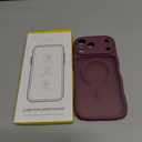 for iPhone 17 Pro Max Case for Women Girls,Compatible with MagSafe,Camera Control,Full Camera Protection, Cute Wave Magnetic Phone Case for iPhone 17 Pro Max,Burgundy