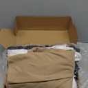 Neer 3 Pack Men's Turtleneck Long Sleeve Shirts Ribbed Sweater Mock Neck Pullover Tops Casual Knit Slim Fit Layer Basic Tee (Khaki, White, Black)