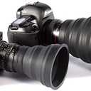 Universal Len-s Folding Hood Anti-Reflective Silicone Hood for DSLR Camera Photography Equipment Accessories (S(53-72mm))