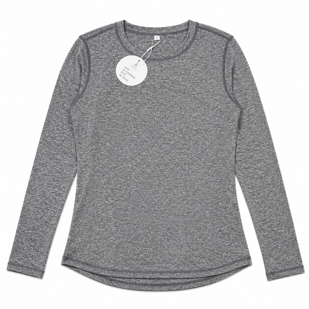 ANRABESS Womens Long Sleeve Thermal Shirts Slim Fit Basic Tee Tops Warm Fleece Undershirts 2025 Fall Winter Layer Outfits Large