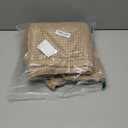 JIUZHEN Set of 2 Waffle Bath Mats Non Slip Waffle Bathroom Runner Rug Washable Boho Runner Bath Rugs Super Absorbent Shower Mat for Bathroom Kitchen Hallway Laundry, 20" x 32" +24" x 60", Brown