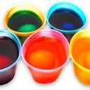 2 x PAAS Glitter Color Cups Egg Decorating Kit - America's Favorite Easter Tradition, Approximately 4x3.5x2.5 inches