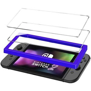 TZGZT [Longest Durable] Travel Carrying Case for Nintendo Switch 2 2025, Large Volume Accessories Bundle Holder, 2 Screen Protector, Hard Protective Cover Estuche Funda with 12 Game Cards, Black