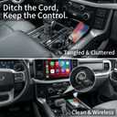 Ultra-Compact USB-C/A Apple Wireless CarPlay Wireless Android Auto Adapter Hide this car play wireless adapter in your port for a clean dash,  
Connector Type	USB Type A, USB Type C
Color	Black
Item dimensions L x W x H	1.26 x 0.63 x 0.3 inches