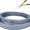 MDS47123602 Washer Door Boot Gasket Compatible With lg and kenmore Washer Door Seal WM2601HR, WM3250HWA, WM3370HRA,WM3050CW,WM3170CW, Front Load Washer Door Seal Replaces EAP12748962, PS12748962