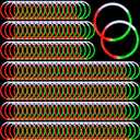 Hanaive 200 Pcs 8'' Christmas Glow Stick Bracelet Bulk Red Green White Stick Bracelet Glow in The Dark Christmas Party Supplies Light up for Neon Birthday Memorial Day Favors