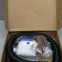 1100 GPH Automatic Boat Bilge Water Pump 12V, 1-1/8 Inch Dia Bilge Pump Plumbing Kit with 6FT Hose, 2 Clamps, Thru-Hull Fitting, Ideal for Fishing Boats, Cruisers, Runabouts, Yachts