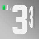 4 Inch White Aluminum Letters, Floating House Address Numbers for Outside, Modern Metal Door Numbers Letters, White House Address Letter and Number for Home Office Apartment (3)
