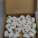 Amagic 30Pcs Flickering Flameless Tea Lights Battery Operated, 200+ Hours Long Lasting Electric Candle for Wedding Table Centerpiece, Home Decor, Gift, Holiday Decor (White)