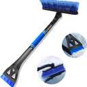 Kairiyard Ice Scrapers for Car Windshield, Upgraded 31 Inch Snow Scraper and Brush Combo Extendable 360 Pivoting Ice Snow Removal Tool for Car, Truck, SUV, Christmas(Blue)