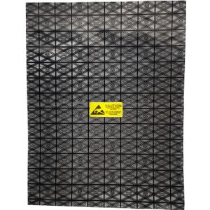 Open Top Antistatic Bag,10pcs 12X16in/30x40cm Large ESD Anti Static Bags for Motherboard Video Card LCD Screen with Anti-Static Labels