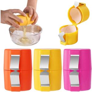 3 PCS Egg Shell Opener, Egg Separator for Raw Eggs, Handheld Eggs Breaker, Multifunctional Egg Cutter Tool, Egg Cracker and Separator for Home Kitchen Gadgets