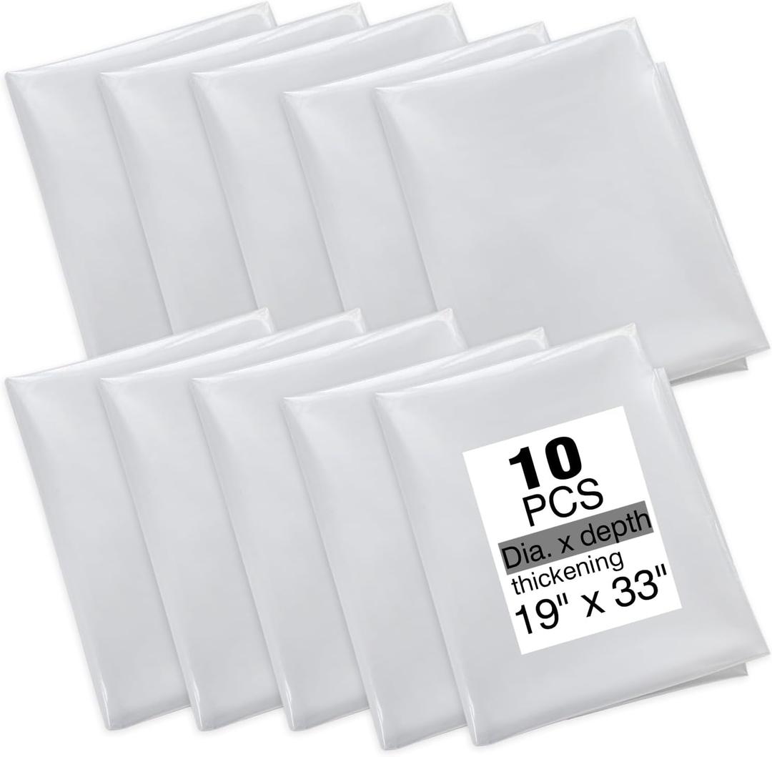 Dust collector bags 10pcs 5mil(width x depth 19"x33", dia. 12.1in), For Dust Collector Bags for machine
