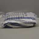 Amazon Basics Twin/Twin XL Size Ultra-Soft Lightweight Microfiber Reversible 2-Piece Bedding Comforter Set, Blue Denim/Beige Stripes